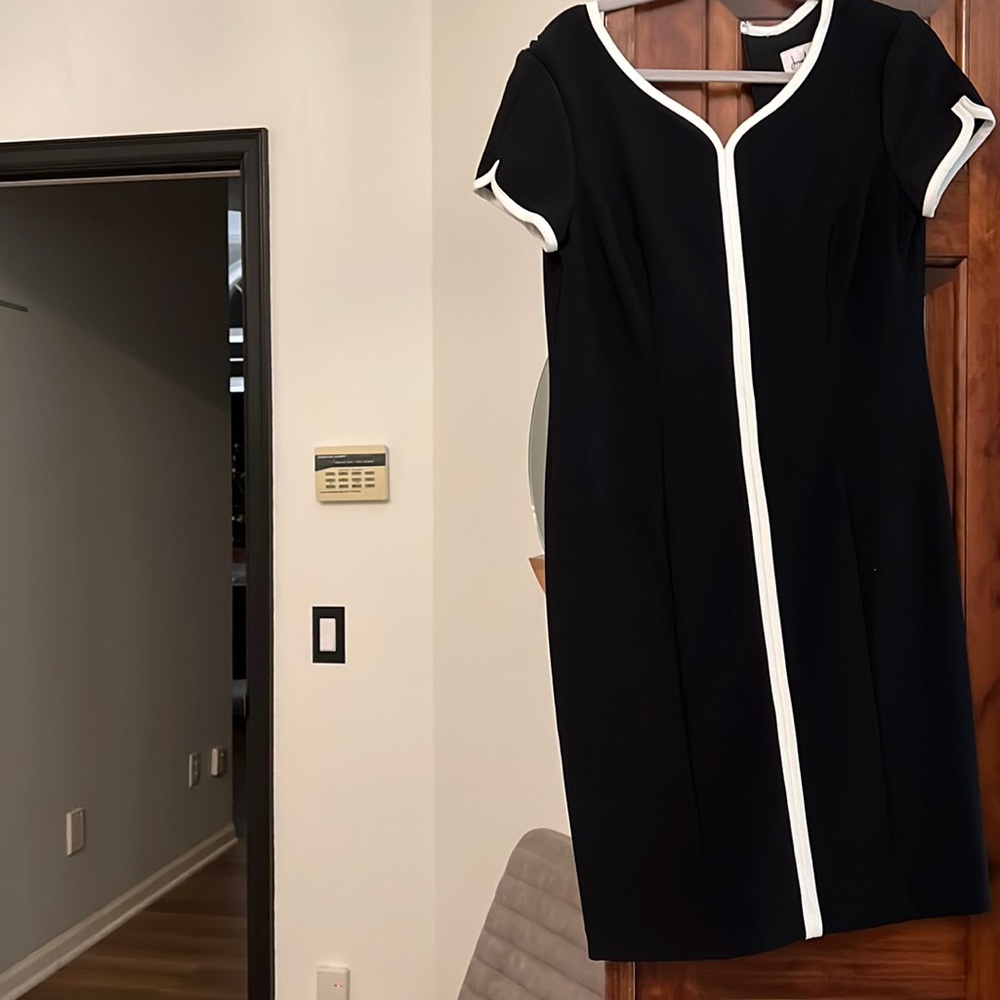 Black and white dress